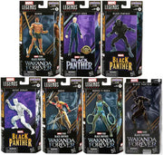 Marvel Legends Black Panther 6 Inch Action Figure BAF Attuma - Set of 7 (Build-A-Figure Attuma with Shuri)