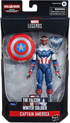 Marvel Legends Disney+ TV Wave 6 Inch Action Figure BAF Flight Gear - Captain America Sam Wilson