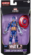 Marvel Legends Disney+ 6 Inch Action Figure What If BAF The Watcher - Zombie Captain America