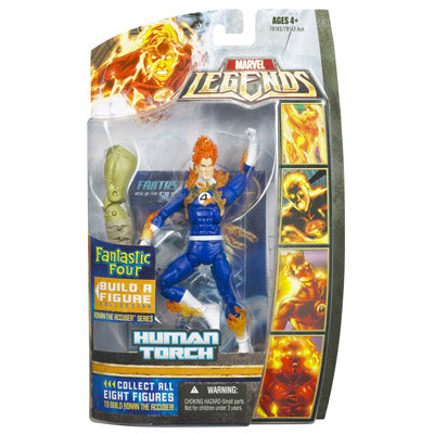 Marvel Legends Fantastic Four 6 Inch Action Figures Ronan Series - The Human Torch