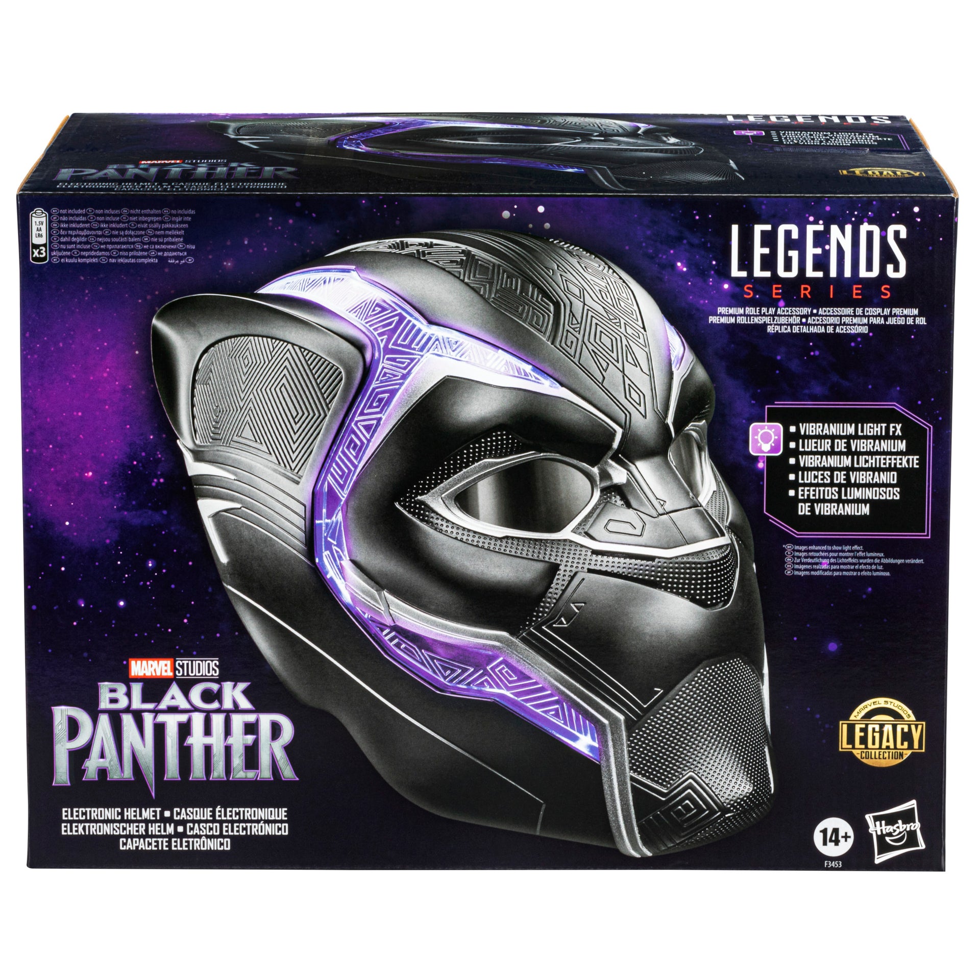 black panther motorcycle helmet dot approved Marvel Legends Gear Life Size Prop Replica Electronic Helmet