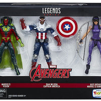 Marvel Legends Infinite 6 Inch Figure Box Set - Vision - Sam Wilson Captain America - Kate Bishop Hawkeye Excl. (Sub)