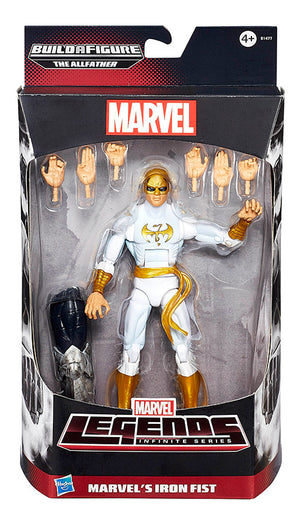 Marvel Legends Avengers 6 Inch Action Figure Odin Series - Iron Fist White Costume