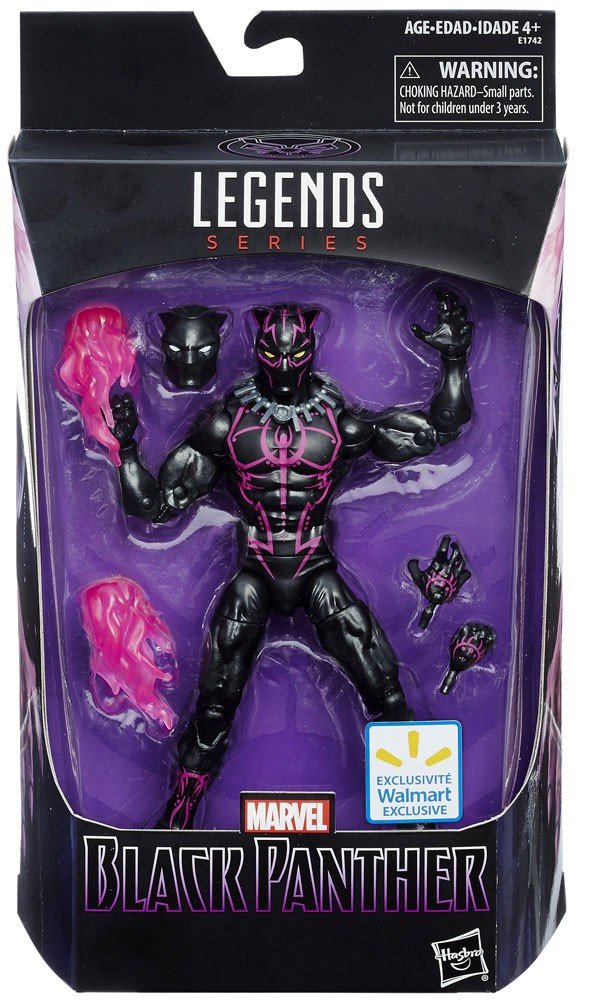 Marvel Legends Infinite 6 Inch Action Figure Exclusive - Black Panther  Purple Vibranium Suit