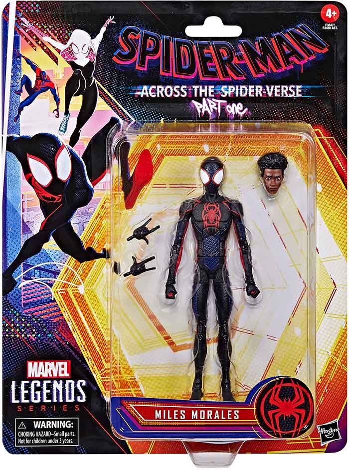 Marvel Legends Retro 6 Inch Action Figure Across The Spider-Verse Part One - Miles Morales