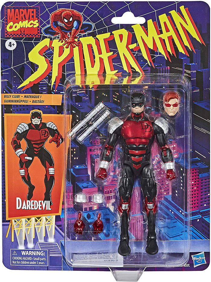 Marvel Legends Retro 6 Inch Action Figure Spider-Man Series 1 - Daredevil