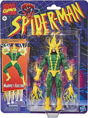 Marvel Legends Retro 6 Inch Action Figure Spider-Man Series 1 - Electro