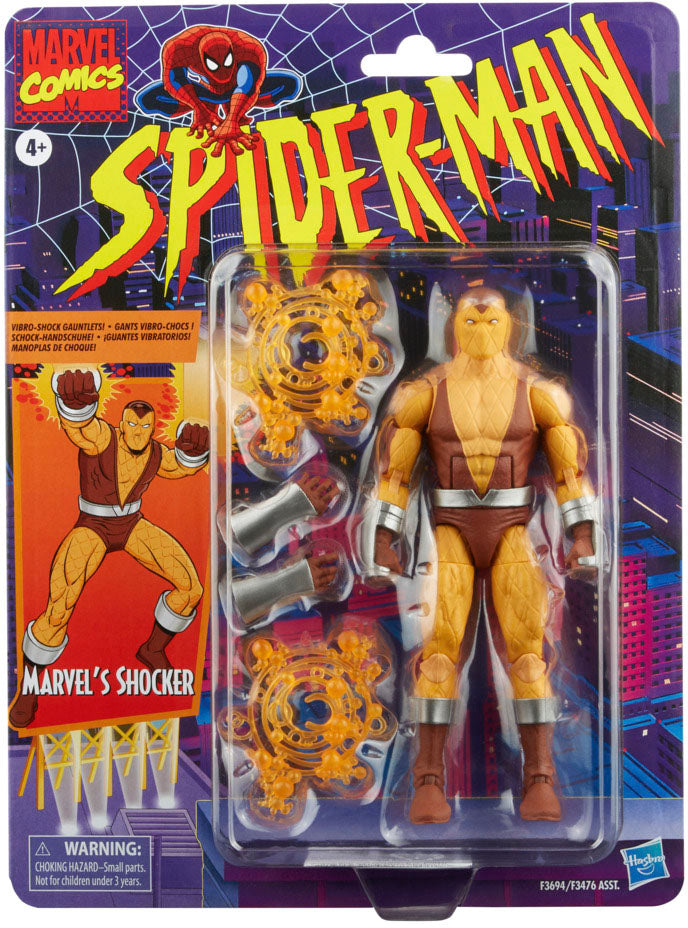 Spider-Man Retro Marvel Legends Shocker 6-Inch Action Figure