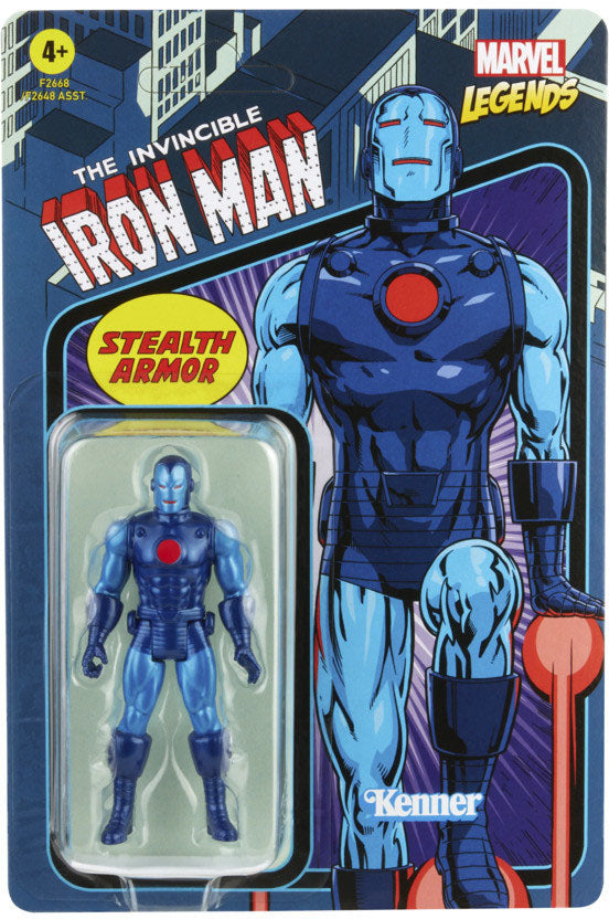 Marvel Legends Retro 3.75 Inch Action Figure Wave 4 - Stealth Armor Iron Man