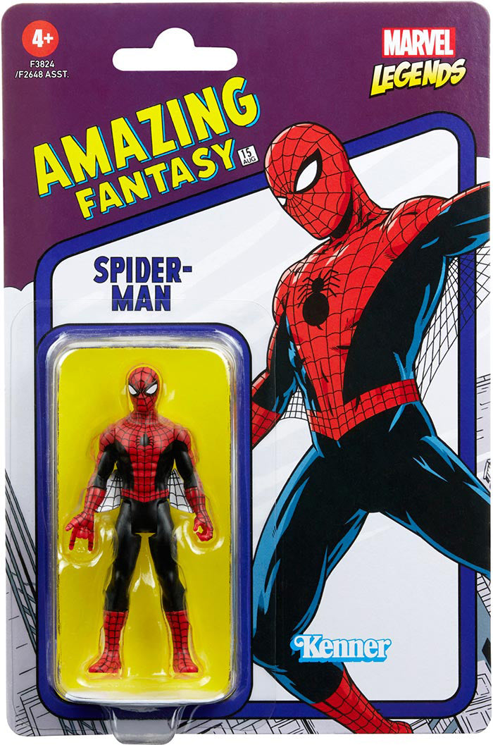 Marvel Legends Retro 3.75 Inch Action Figure Wave 7 - Spider Marvel Legends Retro 3.75 Inch Action Figure Wave 7 - Spider