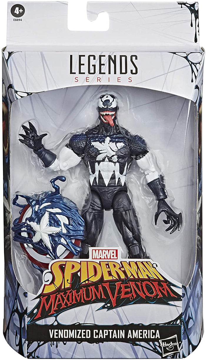 Marvel Legends Series Maximum Venom Venomized Captain America - 6-inch Marvel Legends Series Maximum Venom Venomized Captain America - 6-inch