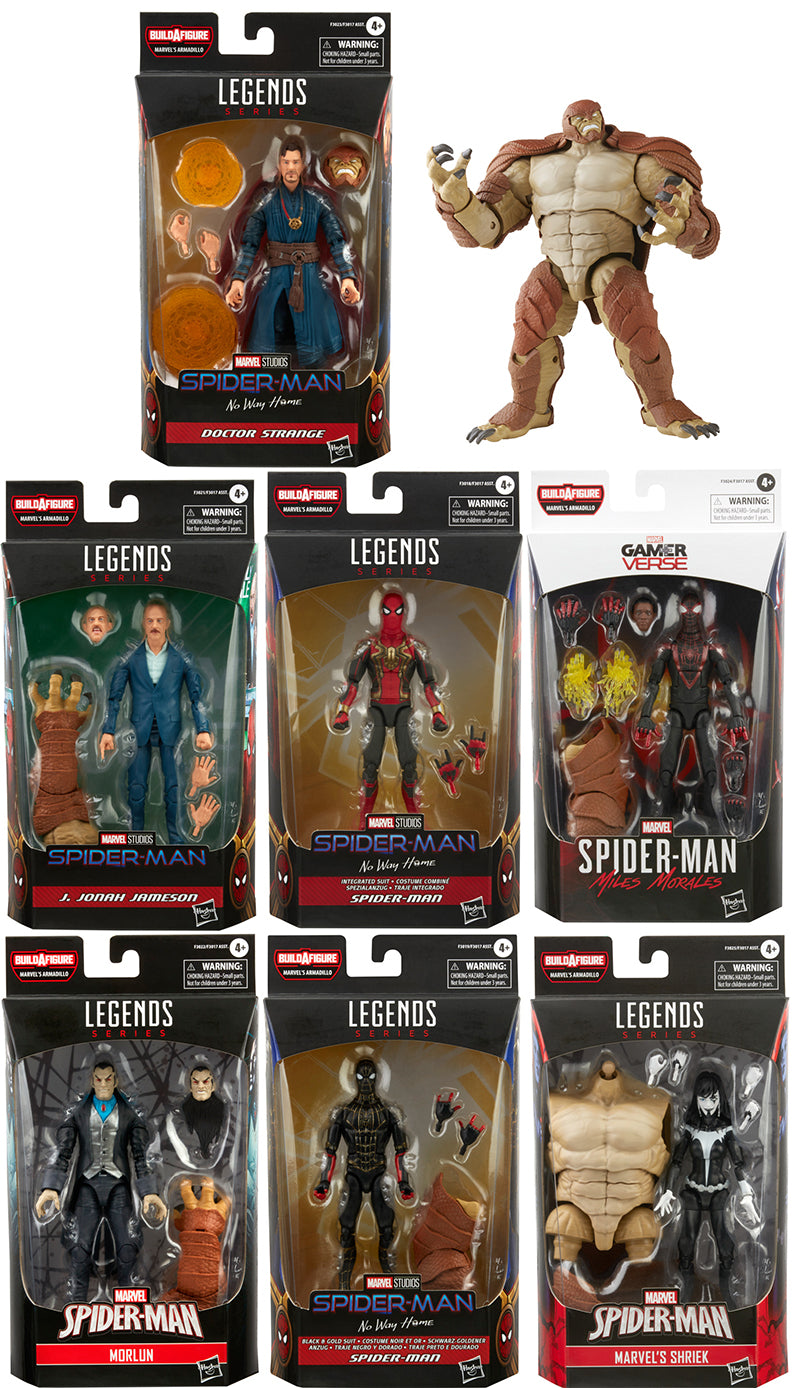 Marvel Legends Spider-Man No Way Home Figures Series! Armadillo BAF! -  Marvel Toy News