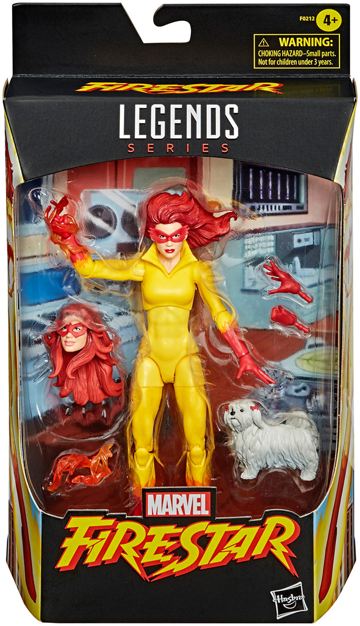 Marvel Legends Spider-Man 6 Inch Action Figure Exclusive - Firestar & Ms Lion