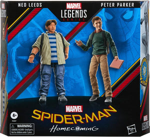 Marvel Legends Spider-Man 6 Inch Action Figure Movie 2-Pack - Ned Leeds & Peter Parker