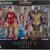 Marvel Legends 6 Inch Action Figure Studios Series 2-Pack - Iron Man Mark 85 vs. Thanos