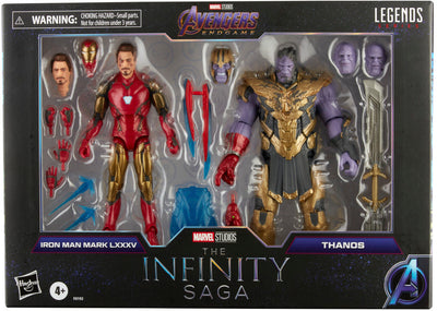Marvel Legends Marvel Studios 10th Anniversary Infinity War 3 Pack: Iron  Man Mark L, Thanos & Dr. Strange