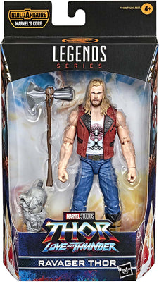 Marvel Legends Thor Love and Thunder 6 Inch Action Figure BAF Korg - Ravager Thor
