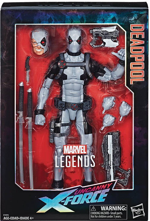 Marvel Legends Deadpool 12 Inch X-Force Grey Uncanny Toys R Us / TRU  Exclusive