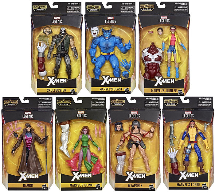 Marvel Legends X-Men 6 Inch Action Figure BAF Caliban Series - Set of 7 (Build-A-Figure Caliban)2019)