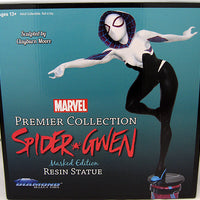 Marvel Premier Collection 12 Inch Statue Figure Spider-Verse - Masked Spider-Gwen (Shelf Wear Packaging)