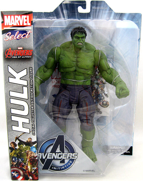 Marvel Select 10 Inch Action Figure Avengers 2 Age Of Ultron - Avengers AOA Hulk