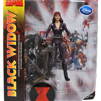 Marvel Select 8 Inch Action Figure Exclusive - Black Widow (Blister card was re-glued as it came loose)