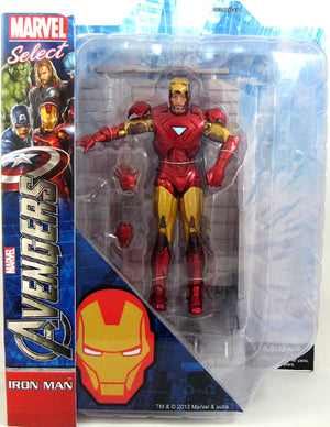 Marvel Select 8 Inch Action Figure - Iron Man Mark VI (Sub-Standard Packaging)