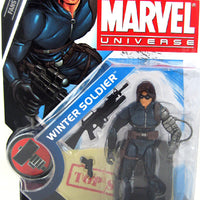 Marvel Universe 3.75 Inch Action Figure (2010 Wave 4) - Winter Soldier Long Hair Version S2 #22