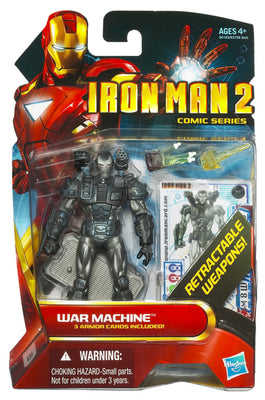 Iron Man 2 3.75 Inch Action Figure Comic Series - War Machine #23