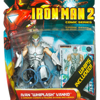 Iron Man 3.75 Inch Action Figure Comic Series Wave 4 - Whiplash #37 (Sub-Standard Packaging)