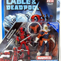 Marvel Universe Secret Wars 3.75 Inch Action Figure Comic 2-Pack (2011 Wave 1) - Deadpool & Taskmaster
