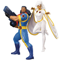 Marvel Universe X-men 1992 7 Inch Statue Figure ArtFX+ - Bishop & Storm
