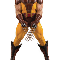 Marvel Wolverine 1980 9 Inch Statue Figure Collectors Gallery - Unmasked Brown Wolverine
