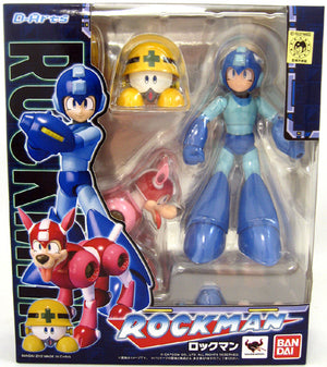 Mega Man 25th Anniversary 6 Inch Action Figure D-Arts Series - Megaman with Rush & Met  D-Arts