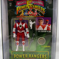 Mighty Morphin Power Rangers 5 Inch Action Figure Auto Morphin Series - Head Morphin Red Ranger