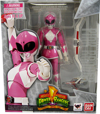 Power Rangers Mighty Morphin 5 Inch Action Figure S.H. Figuarts - Pink Ranger (Slight Shelf Wear)