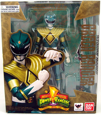 Power Rangers Mighty Morphin 6 Inch Action Figure S.H. Figuarts - Green Ranger (Slight Shelf Wear)