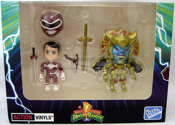 Mighty Morpin Power Rangers 3 Inch Action Figure Metallic 2-Pack Series Exclusive - Red Ranger vs Goldar SDCC 2015
