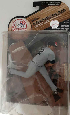 MLB Baseball Yankees 6 Inch Static Figure Sportspicks (2009 Wave 2) - Joba Chamberlain Grey Jersey Chase
