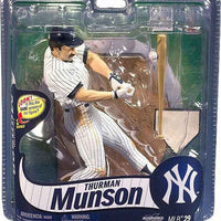 MLB Baseball Yankees 6 Inch Static Figure Sportspicks Series 29 - Thurman Munson White Jersey