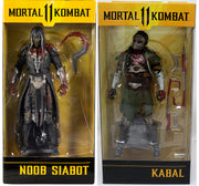 Mortal Kombat 11 7 Inch Action Figure Wave 6 - Set of 2 (Noob - Kabal) Bloody Exclusive