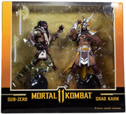 Mortal Kombat 7 Inch Action Figure 2-Pack Exclusive - Sub-Zero vs Shao Kahn