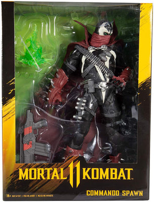 Mortal Kombat 12 Inch Static Figure Deluxe - Commando Spawn