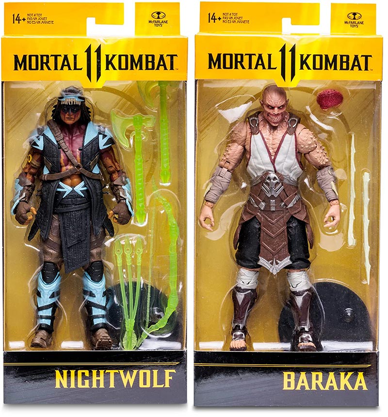 Mortal Kombat 7 Inch Action Figure Wave 9 - Set of 2 (Baraka