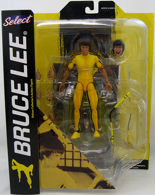 Movie Select 7 Inch Action Figure Bruce Lee - Bruce Lee Yellow Jumpsuit