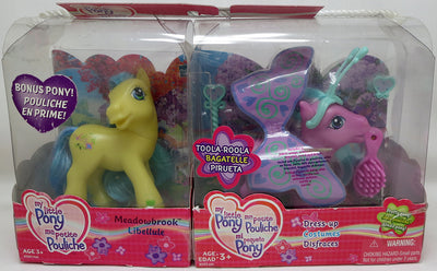 My Little Pony 3.75 Inch Action Figure 2-Pack - Meadowbrook & Toola-Roola (Sub-Standard Packaging)