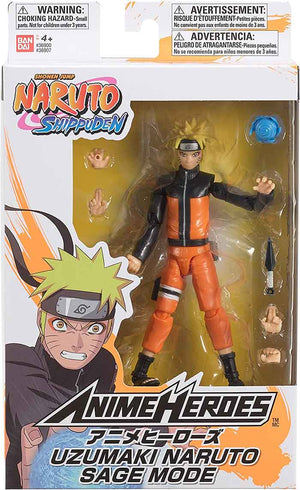 Bandai Naruto Shippuden Naruto Uzamaki Saga Mode Anime Heroes 15 cm  Multicolor