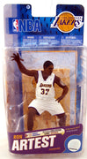 NBA Basketball 6 Inch Action Figure Series 18 - Ron Artest White Jersey Bronze Level Variant Limit to 2000 Pieces