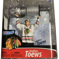 NHL Hockey Blackhawks 6 Inch Static Figure Sportspicks Series 28 - Jonathan Toews Stanley Cup White Jersey