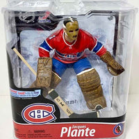 NHL Hockey Canadiens 6 Inch Static Figure Sportspicks Exclusive - Jacques Plante Red Jersey